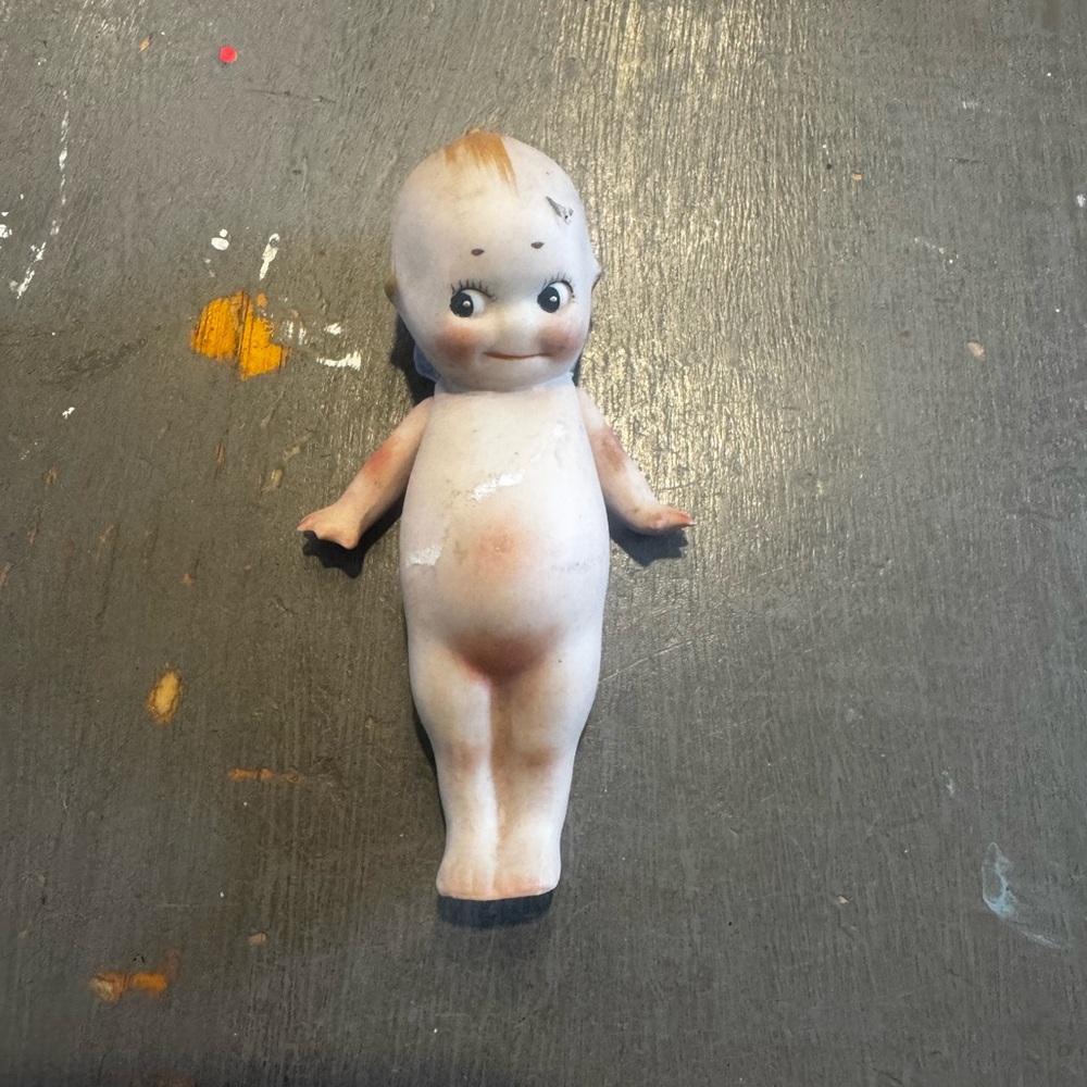 Adorable Porcelain Baby Doll with Brown Hair